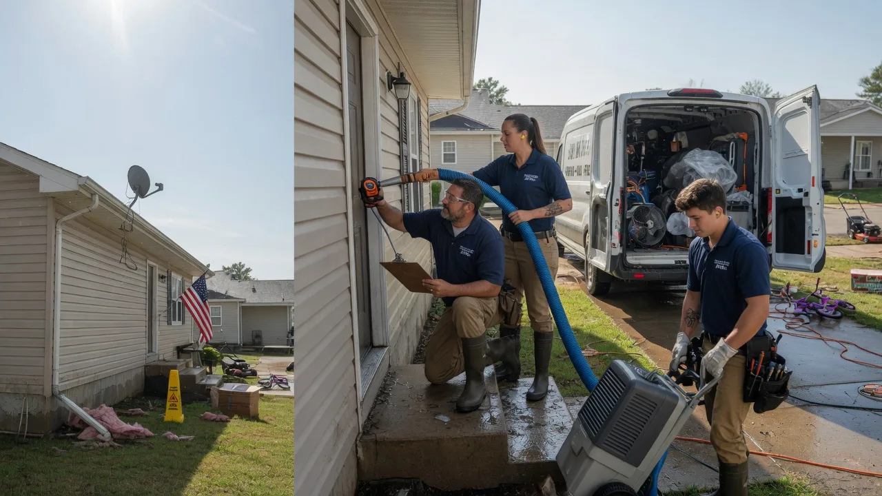 Ceiling Water Damage Restoration in Fairchance, PA near me